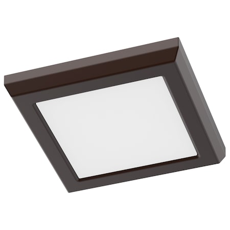 Nuvo Blink Performer, 8 Watt LED, 5 Inch Square Fixture, Bronze Finish, 5 CCT Selectable 62/1906